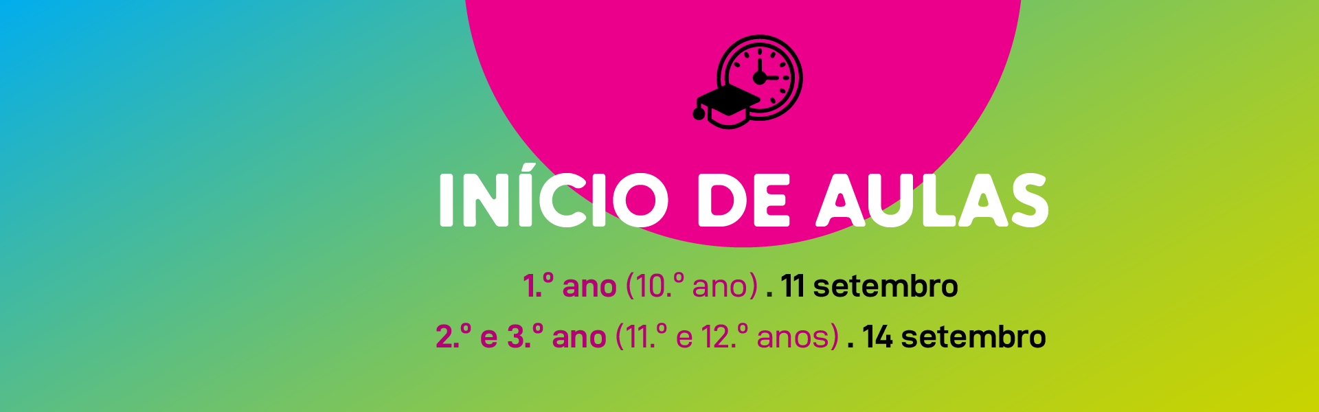 Início das Aulas